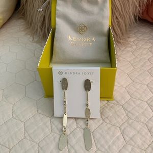 Brand new in box Kendra Scott gold dangle earrings